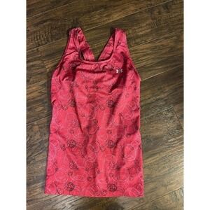 Under Armour Heat Athletic Tank Top W/Built In Sports Bra Size S